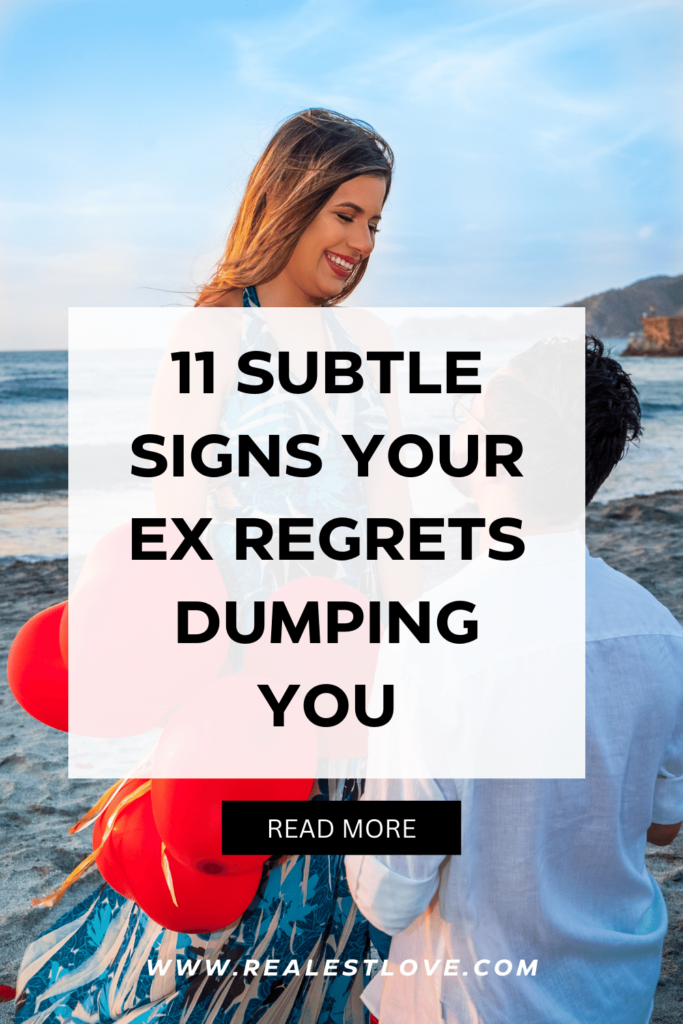 If you want to know if your ex regrets breaking up with you, these are a few signs that point to that possibility: