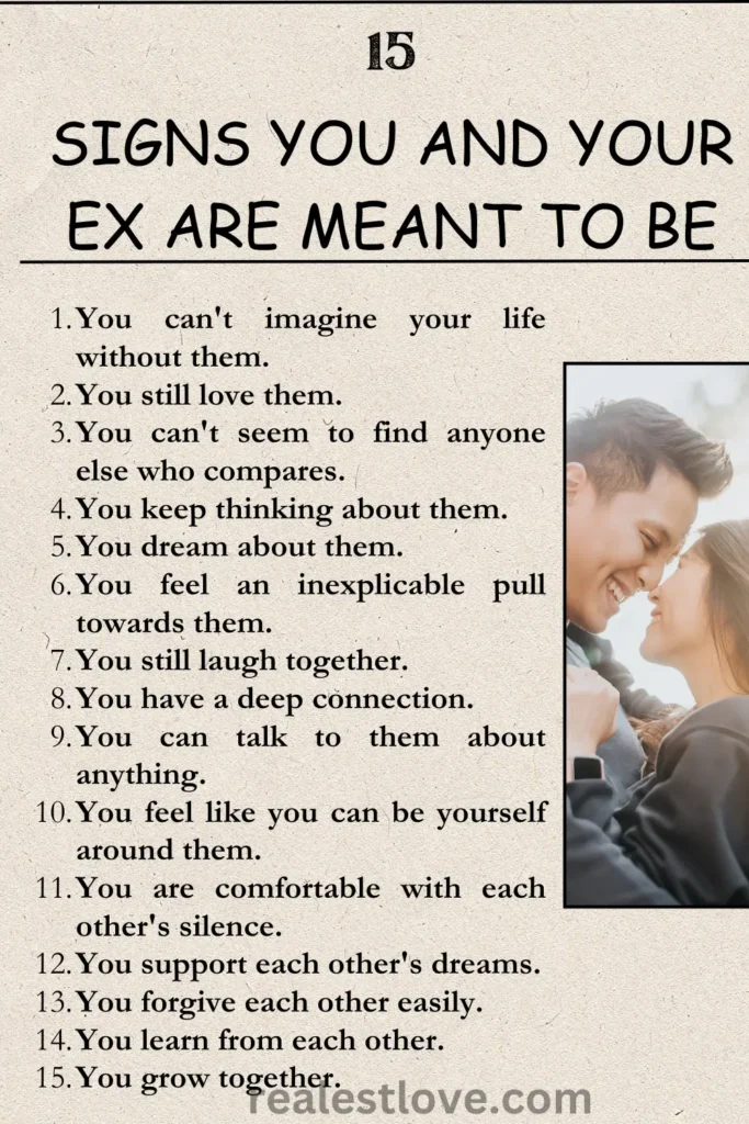 15 Signs You and Your Ex Are Meant to Be