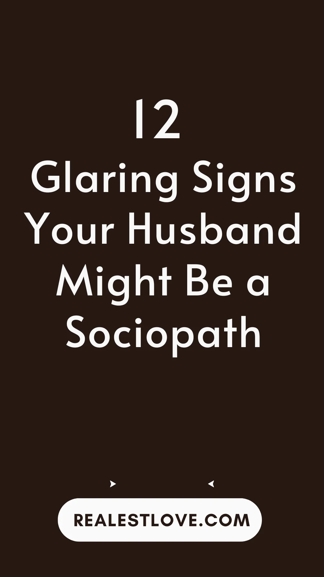Is my husband a sociopath