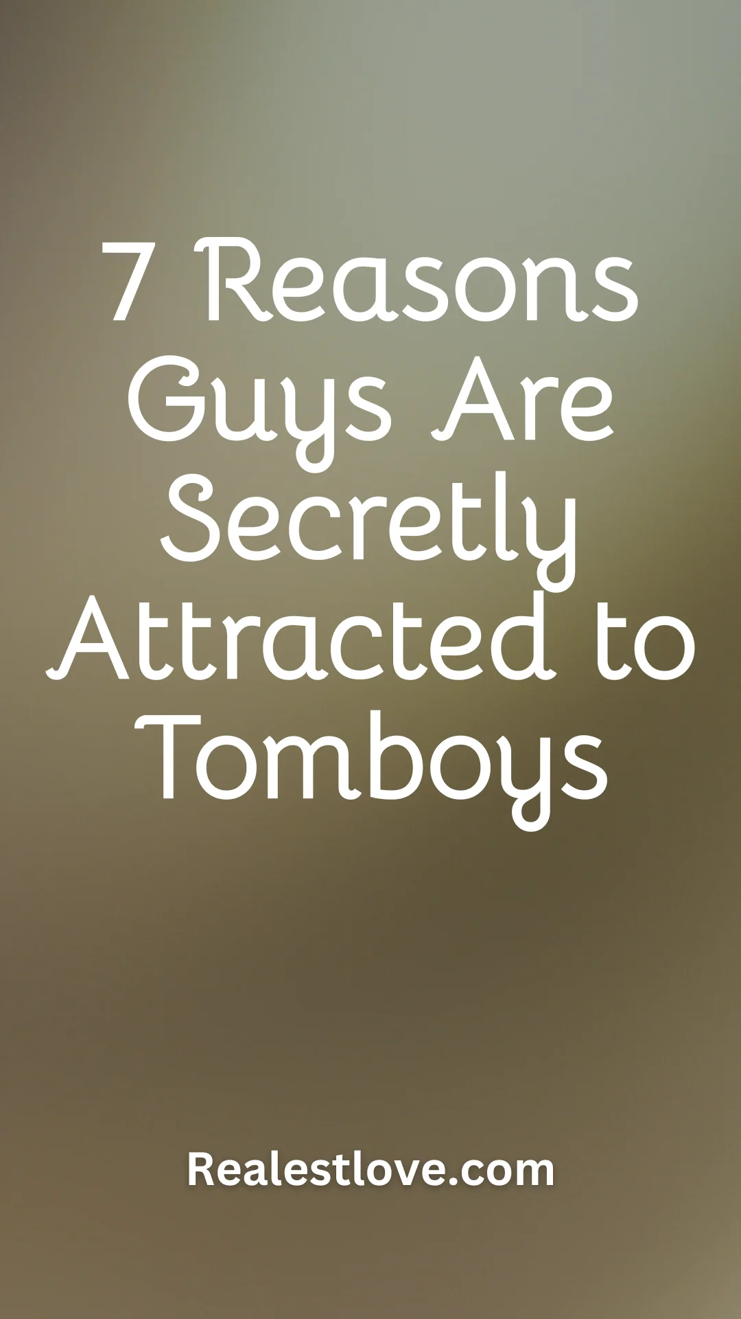 do guys like tomboys